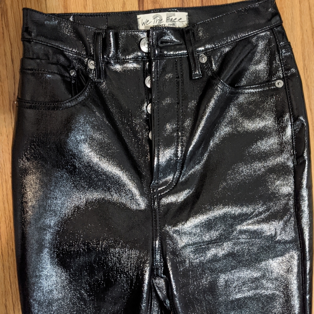 Free People faux leather pants
